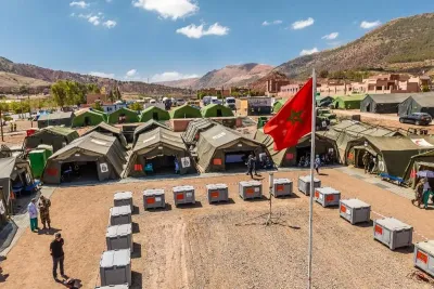 Séisme d'Al Haouz: Sur Hautes Instructions de Sa Majesté le Roi Mohammed VI, les FAR déploient deux hopitaux médico-chirurgicaux de campagne supplémentaires