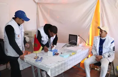 Imilchil: L'hôpital mobile continue de prodiguer ses prestations médicales au profit de la population