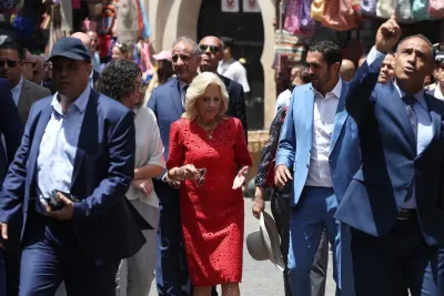 La Première Dame des Etats-Unis visite le lycée collégial Ibn Al Arif à Marrakech