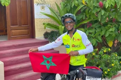 Le globe-trotter marocain Karim Mosta fait escale à Istanbul dans son périple vers Pékin