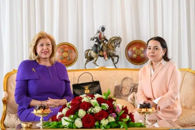 Arrivée au Maroc de la Première Dame de Côte d’Ivoire Mme Dominique Ouattara pour une visite de travail dans le Royaume