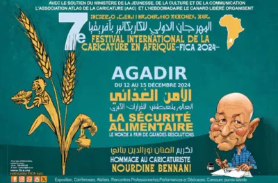 Le 7è Festival international de la caricature en Afrique, du 12 au 15 décembre à Agadir