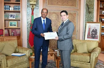 M. Bourita reçoit le ministre djiboutien des AE, porteur d'un message écrit à SM le Roi du président de son pays