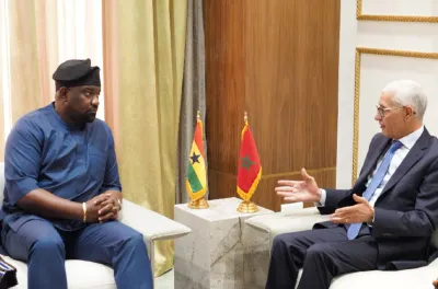 L'échange d'expertises au centre d'entretiens entre M. Talbi Alami et une délégation ghanéenne