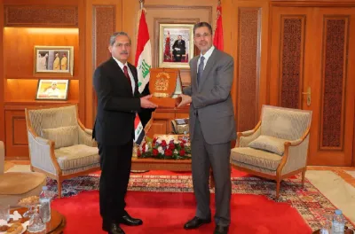 M. Abdennabaoui s'entretient avec le président de la Commission Fédérale d'Intégrité d'Irak