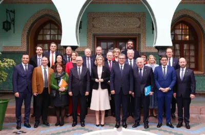 M. Akhannouch reçoit une délégation parlementaire française conduite par la présidente de l’Assemblée nationale et le président du Sénat