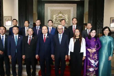 M. Talbi El Alami s'entretient avec le président de l'Assemblée nationale du Vietnam