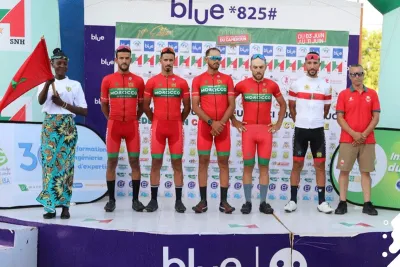Tour international cycliste du Cameroun 1ère étape: Le Maroc classé 2ème et 3ème