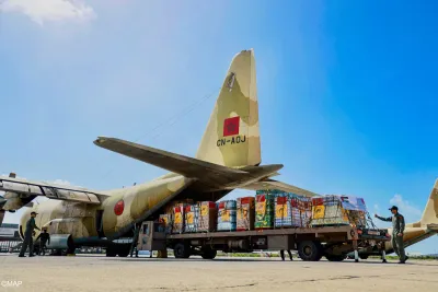 Croissant rouge palestinien: L’opération humanitaire déployée par le Maroc, en application des Très Hautes instructions de SM le Roi, dessine le sourire sur le visage des Palestiniens