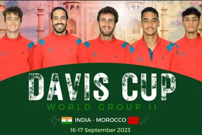 Coupe Davis (Groupe mondial II) : le Maroc et l'Inde à égalité à l'issue de la 1ère journée Sport
