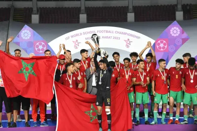 Championnat du monde de football scolaire Maroc-2023: L'équipe nationale (B) des garçons s'incline en finale face à la France