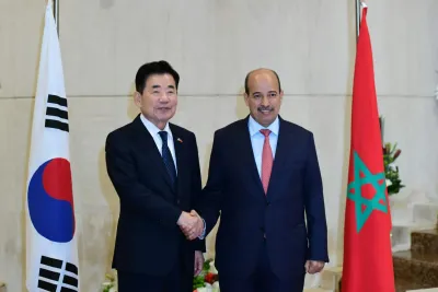 M. Mayara s'entretient avec le président de l'Assemblée nationale de la République de Corée