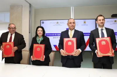 Métiers technologiques et digitaux : signature à Rabat d'une convention de partenariat avec le groupe AXA pour le développement des compétences