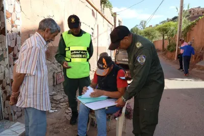 Province d'Al Haouz: Mobilisation continue à la commune d’Aghouatim pour parachever la constatation des habitations touchées par le séisme
