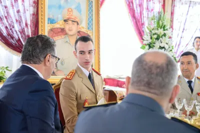 SAR le Prince Héritier Moulay El Hassan préside le déjeuner offert par SM le Roi à l'occasion du 68ème anniversaire des FAR