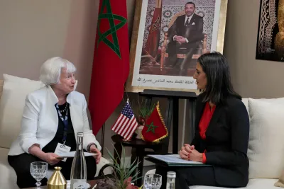 Mme Fettah s'entretient avec la Secrétaire américaine au Trésor