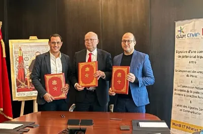 Programme "DATA-TIKA": La CNDP signe une convention tripartite avec le GAM et l'UACC