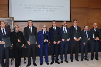 Rabat : signature de la Charte relative au financement et à l’accompagnement des TPE