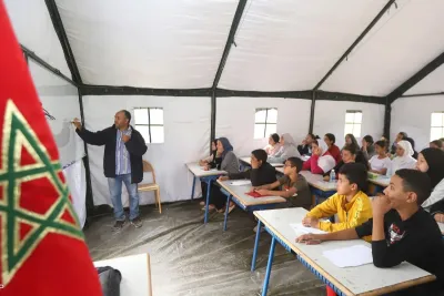 Séisme d'Al Haouz: caravane solidaire pour la distribution de plus de 7.000 livres scolaires et contes aux enfants des familles sinistrées