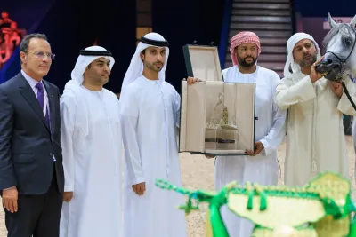 Salon du cheval d'El Jadida: Le cheval "Jayan De Nautiac" remporte le concours international de modèles et allures du pur-sang arabe