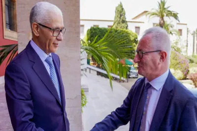 Entretiens entre M. Talbi El Alami et une délégation de la Chambre des Lords du Royaume-Uni