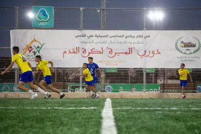 Al-Qods: Le club Burj Al-Luqluq vainqueur du tournoi de football junior "Al-Massira"