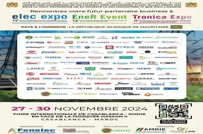 Industrie énergétique : Casablanca à l'heure des salons Elec expo, EneR Event et Tronica Expo 2024