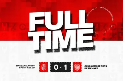 Botola Pro D1 "Inwi" (23è journée) : Victoire du COD Meknès sur le Hassania d’Agadir 1 à 0