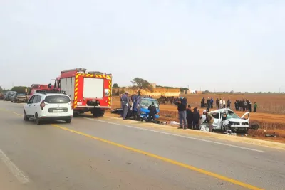 Kelaâ des Sraghna: 5 morts et 5 blessés dans un accident de la route