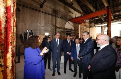Sur Hautes Instructions de SM le Roi, M. Akhannouch inaugure le Pavillon du Maroc à la 61e Biennale de Venise