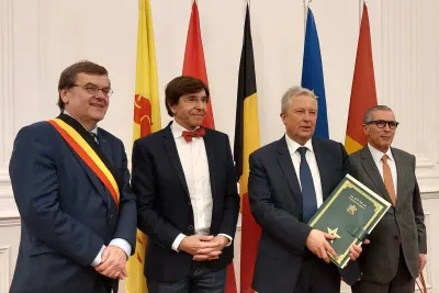 Installation du consul honoraire du Maroc à Liège