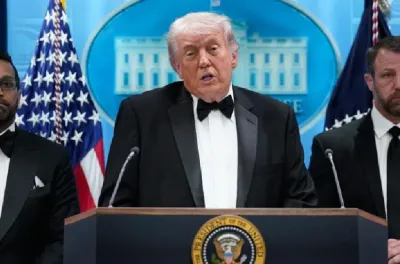 Tirs au gala de la presse à Washington : un suspect arrêté muni de "plusieurs armes" (Trump)