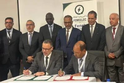 Signature à Nouakchott d'un accord de partenariat entre la FENELEC et la Fédération mauritanienne de l'énergie et de l'électricité