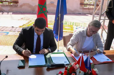 Signature à Essaouira d'une convention sur le premier programme d'appui de l'UE aux industries culturelles et créatives marocaines