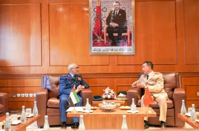 L'Inspecteur Général des FAR reçoit le Chef d'Etat-Major des Forces Armées des Émirats Arabes Unis