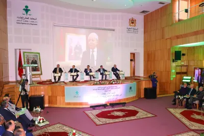 Passation de la présidence du CA de l'Institut supérieur de la magistrature de M. Ouahbi au Président délégué du Conseil supérieur du pouvoir judiciaire