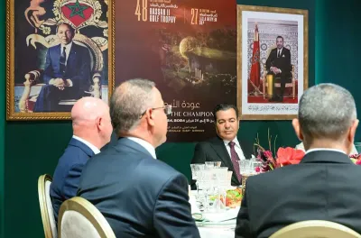 SAR le Prince Moulay Rachid préside le dîner de gala offert par SM le Roi à l'occasion de la 48è édition du Trophée Hassan II de golf et de la 27è édition de la Coupe Lalla Meryem