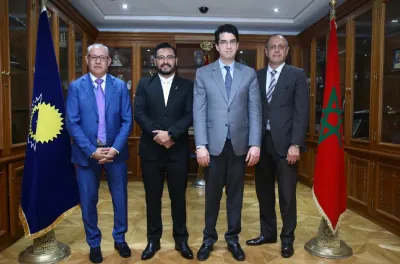 Le vice-président de la Chambre des représentants s'entretient avec le Président du Parlement andin