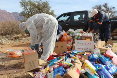 Ouarzazate: Saisie et destruction de 22.308 kg de produits impropres à la consommation