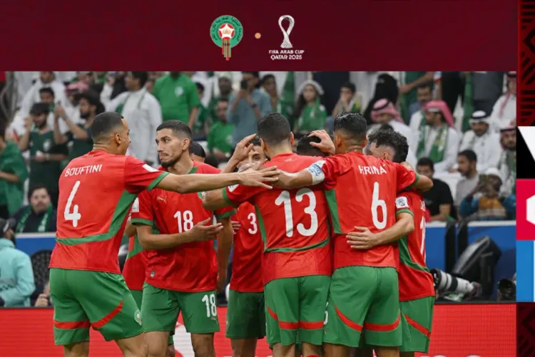 L’équipe nationale du Maroc A’