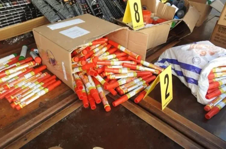 unités de pétards et de feux d’artifice