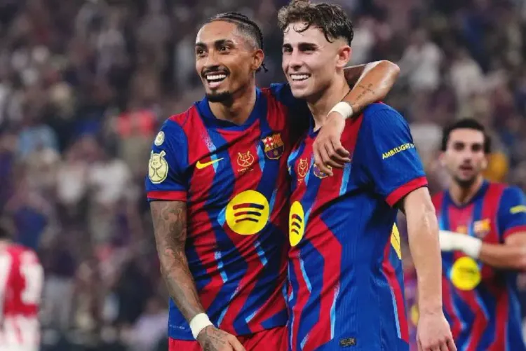 Supercoupe d'Espagne: le FC Barcelone pulvérise l'Athletic Bilbao (5-0)