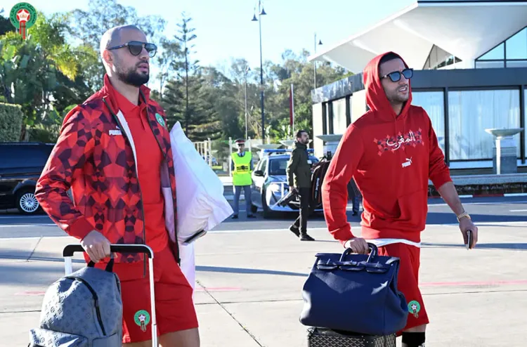 بعثة المنتخب المغربي2