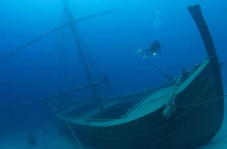 sites de neuf navires coulés