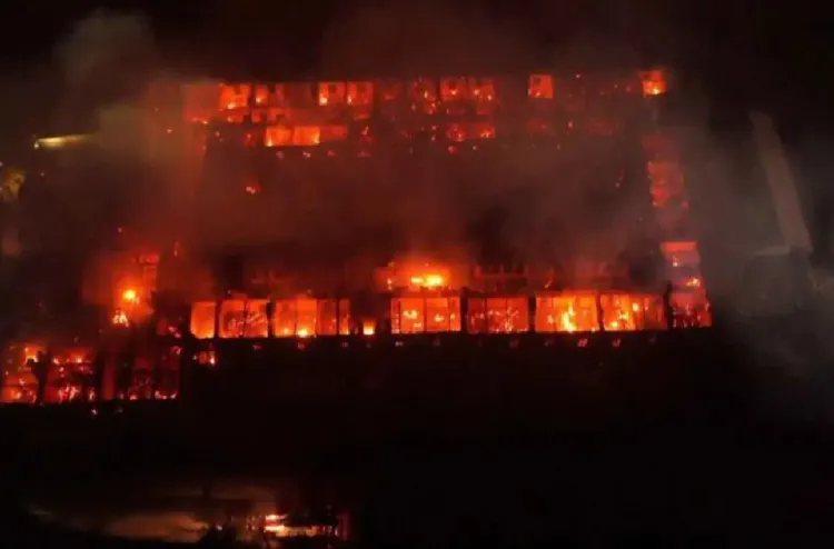 Italie: Un violent incendie détruit un monastère du 17e siècle