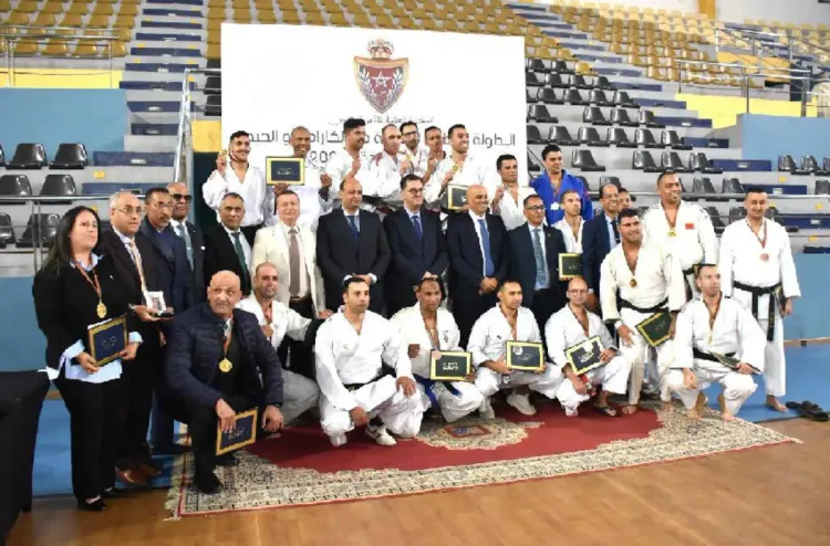 Le championnat national de karaté et de judo de la police