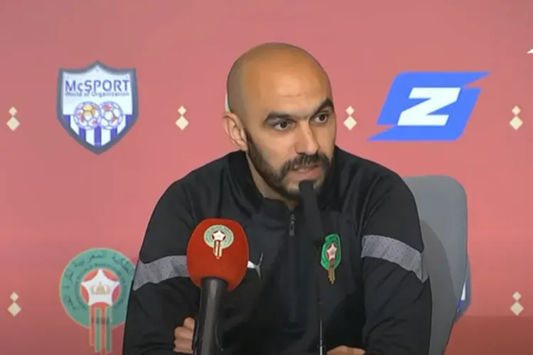 Regragui satisfait du rendement de l'équipe contre le Pérou