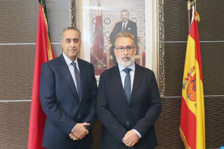 Abdellatif Hammouchi s’entretient avec le Commissaire général d'information espagnol