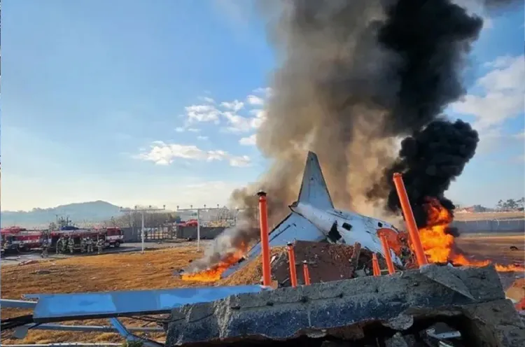Accident d'avion en Corée