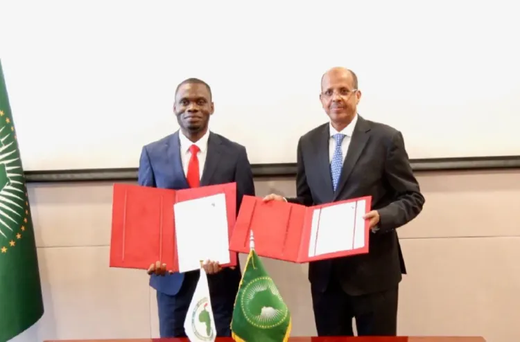 Addis-Abeba_ signature d'un mémorandum d’entente entre la CUA et l’Union Panafricaine de la Jeunesse